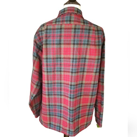 Pendleton Button Down Shirt Mens Large Vintage 90s Grunge Streetwear Utility - Picture 4 of 7